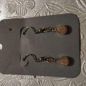 Light Pink Stone Earrings